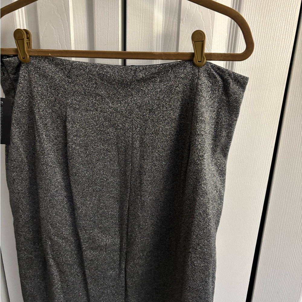 Chic Black and Silver Skirt